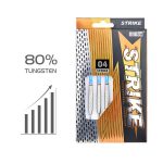 Set sageti steel darts ONE80 Strike 04, 24g, 80% tungsten