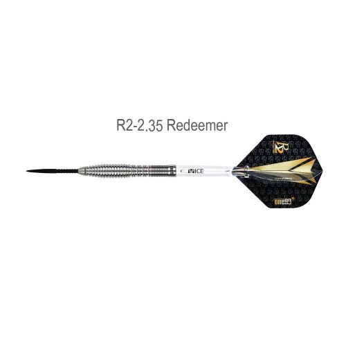 Set darts steel One80 R2 Redeemer, 22g, varf normal, 90% wolfram