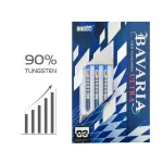 Set darts steel One80 Bavaria Ultra O3 23g, 90% wolfram