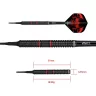Set sageti darts steel One80 Mick Lacey Signature Dart 23.5g, 90% wolfram