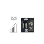 Set darts steel One80 Back to Basics-JLS 23g, 90% wolfram