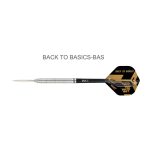 Set darts steel One80 Back to Basics-BAS, 24g, 90% wolfram
