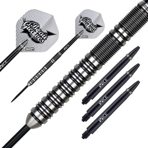 Set sageti darts steel One80 Beau Greaves HD 25g, 80% wolfram