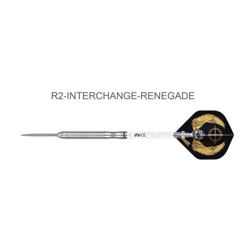 Set darts steel One80 R2 Interchange Re-negade 22g, 90% wolfram
