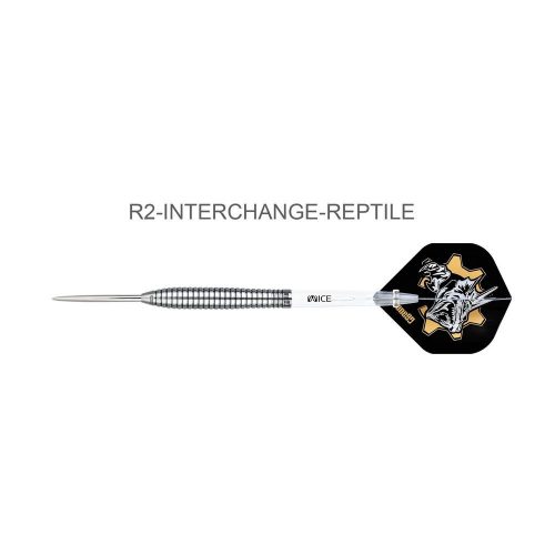 Set darts steel One80 R2 Interchange Re-ptile 24g, 90% wolfram