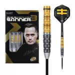 Set darts steel One80 Gunner III, 23g, 90% wolfram