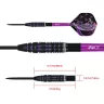 Set darts  steel One80 Jelle Klaasen VHD 23g, 90% wolfram