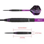 Set darts  steel One80 Jelle Klaasen HD 22g, 80% wolfram