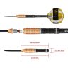 Set darts One80 Deta Hedman Signature Dart V3  steel 23g 90% wolfram