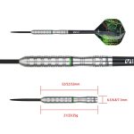 Set darts One80 Panther-H steel 21g 80% wolfram