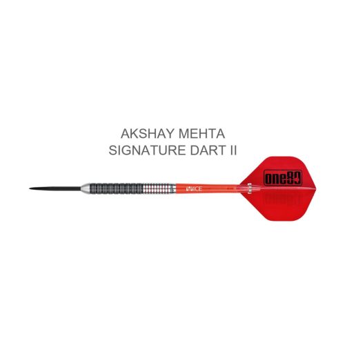 Set darts One80 Akshay Mehta  V2 steel 24g 90% wolfram