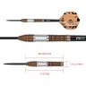 Set darts One80 Luxor Delta steel 25g 90% wolfram