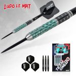Set darts steel One80 Ludo Le Mat 22g, 90% tungsten
