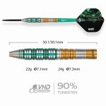 Set sageti darts steel One80 rene Eidams V4, 22g, 90% wolfram