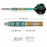   Set sageti darts steel One80 rene Eidams V4, 22g, 90% wolfram