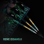 Set sageti darts steel One80 rene Eidams V4, 22g, 90% wolfram
