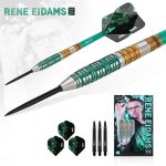 Set sageti darts steel One80 rene Eidams V4, 22g, 90% wolfram