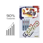 Set sageti darts steel One80 kevin Chatte, 22g, 905 wolfram