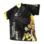 Tricou Darts PDC European Tour Shirt 2022 Yellow marime L