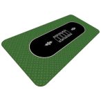 Husa masa Poker lux verde, cauciucat, 180×90