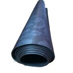 Husa masa de Poker deluxe negru, Cauciucat, 180×90