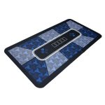 Postav mare pentru poker Prestige, albastra, cu strat cauciucat, 220×100 cm