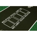 Postav poker Royal, cauciucat, 180×90 cm, verde