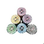 Set de poker, 300buc Ultimate, 11.5g cu doua pachete de carti poker