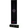 Covor darts moale XQ Max, negru-rosu, 237cm x 80cm