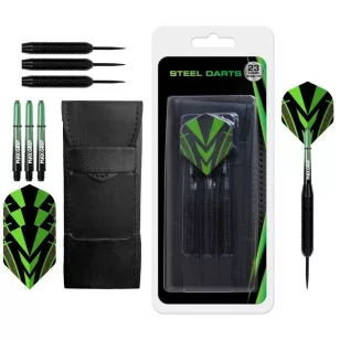 Set sageti darts steel XQ Max Silver Coated 23g, brass