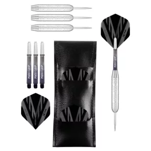Set sageti darts steel XQ Max Silver Coated 23g, brass