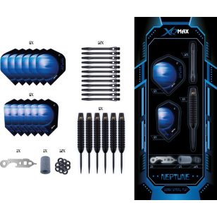   Set sageti darts steel XQ Max Neptune Dual, 22g, brass, doua seturi