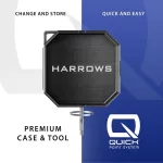 Cheie si husa Harrows Premium Quick Point Tool, negru
