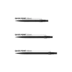 Varf darts Harrows Quick Point, negru 40mm