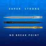 Varf darts Harrows Quick Point HM Grip negru, 30mm