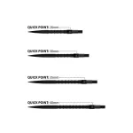 Varf darts Harrows Quick Point HM Grip negru, 35mm