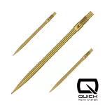 Varf darts Harrows Quick Point HM Grip auriu, 40mm