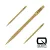 Varf darts Harrows Quick Point HM Grip auriu, 40mm