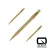 Varf darts Harrows Quick Point Micro grip auriu, 30mm