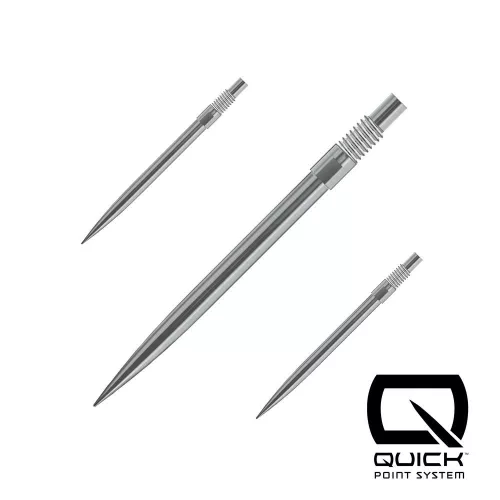 Varf darts Harrows Quick Point, argintiu 30mm