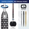 Varf darts Harrows Quick Point HM Grip argintiu, 35mm