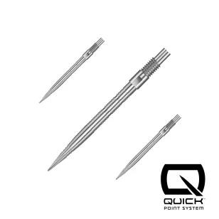 Varf darts Harrows Quick point Micro Grip, argintiu 26mm