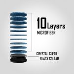 Varf biliard adeziv Rhino Crystal, piele stratificata 14mm, Super Soft