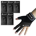 Manusa biliard Rhino neagra marimea M