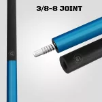 Tac biliard Pool Rhino G-L Sky Blue cu varf din carbon 12,5mm