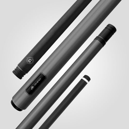 Tac biliard Pool Rhino G-L Billiards Gray cu varf din carbon 12,5mm
