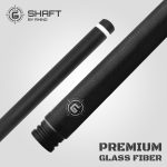 Tac biliard Pool Rhino G-L Silver Metallic cu varf din carbon 12,5mm