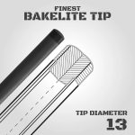 Tac biliard Pool Rhino Komet II – Tac pentru incepatori cu varf din carbon 13mm