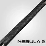 Tac biliard Rhino Nebula 2 Charcoal Gray cu varf carbon 12.4mm Sport Wrap