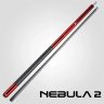   Tac biliard Nebula 2 Crimson Red cu varf carbon 12.4mm Sport Wrap